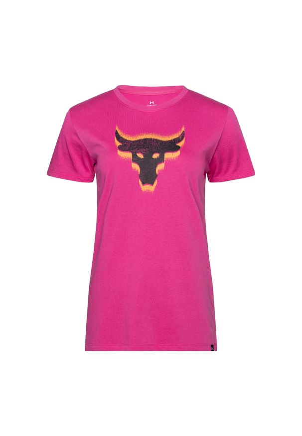 Koszulka treningowa damska Under Armour Project Underground Core T. Kolor: różowy. Sport: fitness