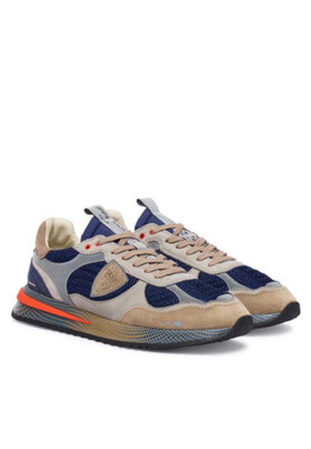 Philippe Model Sneakersy A012054 OYLU NR02 Beżowy. Kolor: beżowy. Materiał: zamsz, skóra