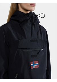 Napapijri Kurtka anorak Rainforest NP0A4G7F Czarny Regular Fit. Kolor: czarny. Materiał: syntetyk #8