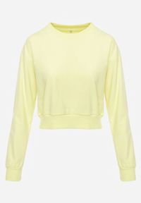 Born2be - Jasnozielona Bluza z Dodatkiem Bawełny Wykończona Ściągaczami Evilaya. Okazja: na co dzień. Kolor: zielony. Materiał: bawełna. Długość rękawa: długi rękaw. Długość: długie. Styl: casual, sportowy #8