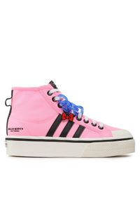 Adidas - adidas Sneakersy Nizza Platform Mid HQ4509 Różowy. Kolor: różowy. Materiał: materiał. Obcas: na platformie #1