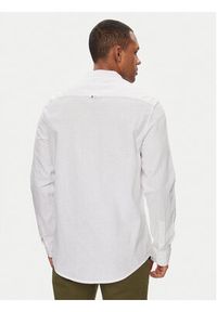 Tommy Jeans Koszula Mao DM0DM18964 Biały Regular Fit. Kolor: biały. Materiał: bawełna, len
