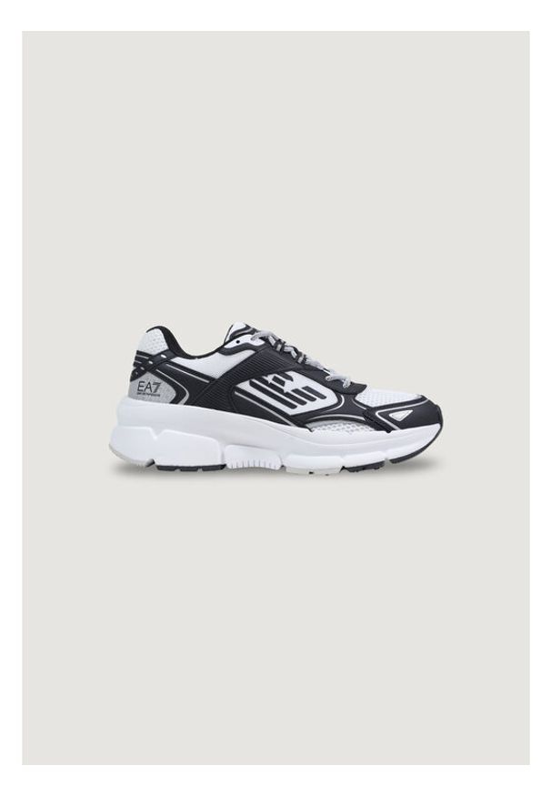 EA7 Emporio Armani Sneakersy 7X000663 AF23619 MC001 Czarny. Kolor: czarny. Materiał: materiał