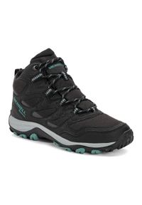 Buty turystyczne damskie Merrell West Rim Sport Mid GTX. Kolor: czarny. Styl: sportowy #1