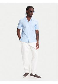 Robe di Kappa Koszula Robe Giovani Aousja 631372W Błękitny Regular Fit. Kolor: niebieski. Materiał: bawełna #4