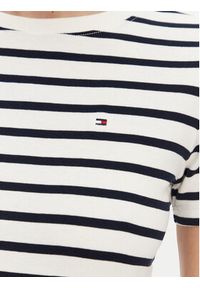 TOMMY HILFIGER - Tommy Hilfiger T-Shirt New Cody WW0WW40587 Écru Slim Fit. Materiał: bawełna #5