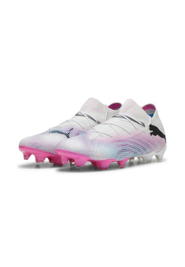 Buty piłkarskie męskie Puma Future 7 Ultimate Fg ag. Kolor: wielokolorowy, biały, różowy, czarny. Sport: piłka nożna
