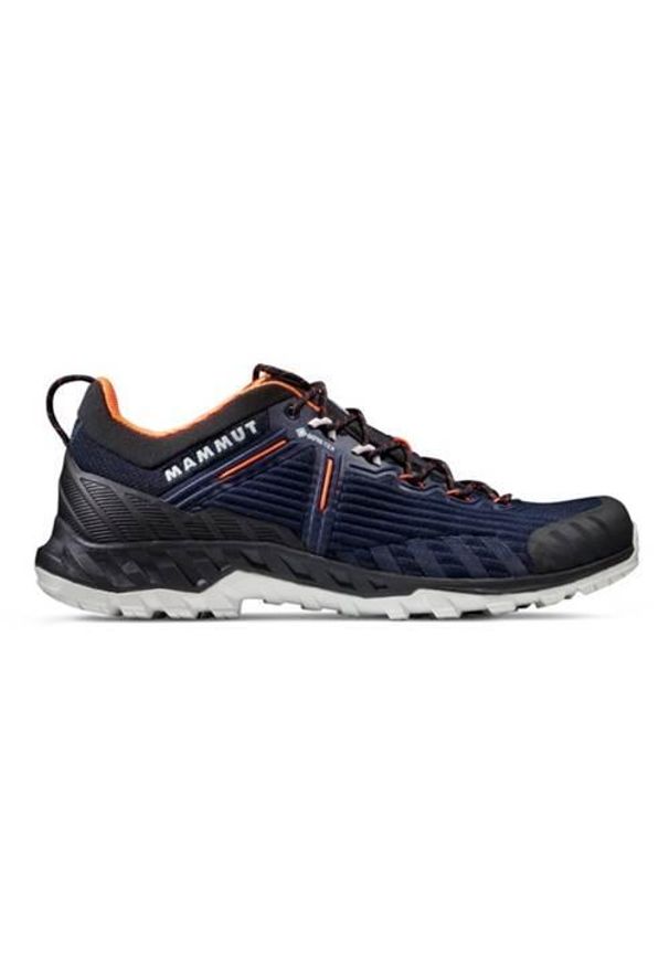 Buty trekkingowe męskie Mammut Alnasca Knit Iii Low Gtx. Kolor: niebieski. Materiał: materiał, syntetyk. Szerokość cholewki: normalna