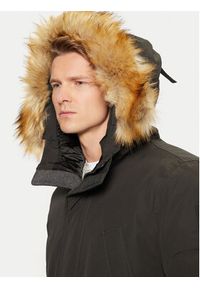 Mustang Parka Monterey 1015773 Czarny Regular Fit. Kolor: czarny. Materiał: bawełna, syntetyk #3