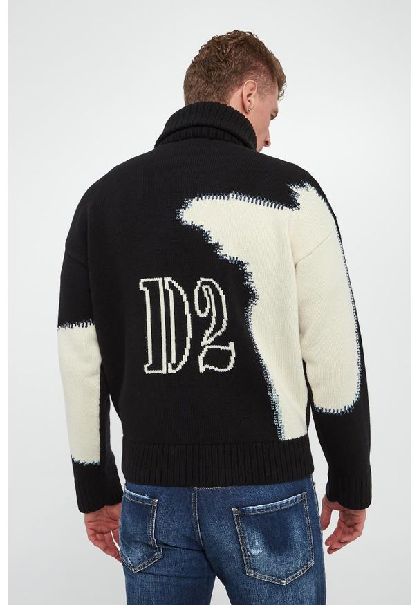 Sweter męski wełniany DSQUARED2. Materiał: wełna