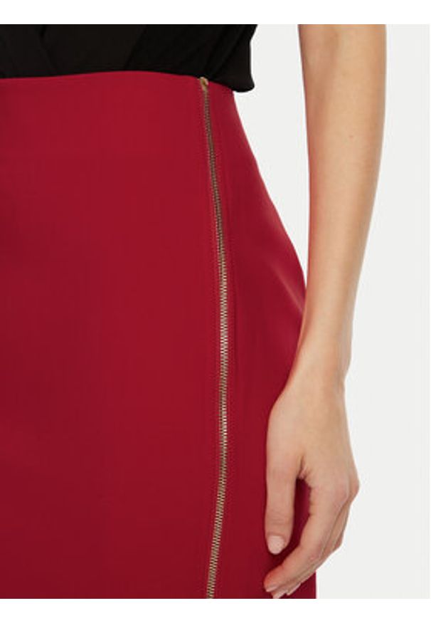 Rinascimento Spódnica ołówkowa CFC0121919003 Czerwony Regular Fit. Kolor: czerwony. Materiał: syntetyk