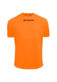 Koszulka piłkarska dla dorosłych Givova One. Kolor: pomarańczowy. Sport: piłka nożna #1