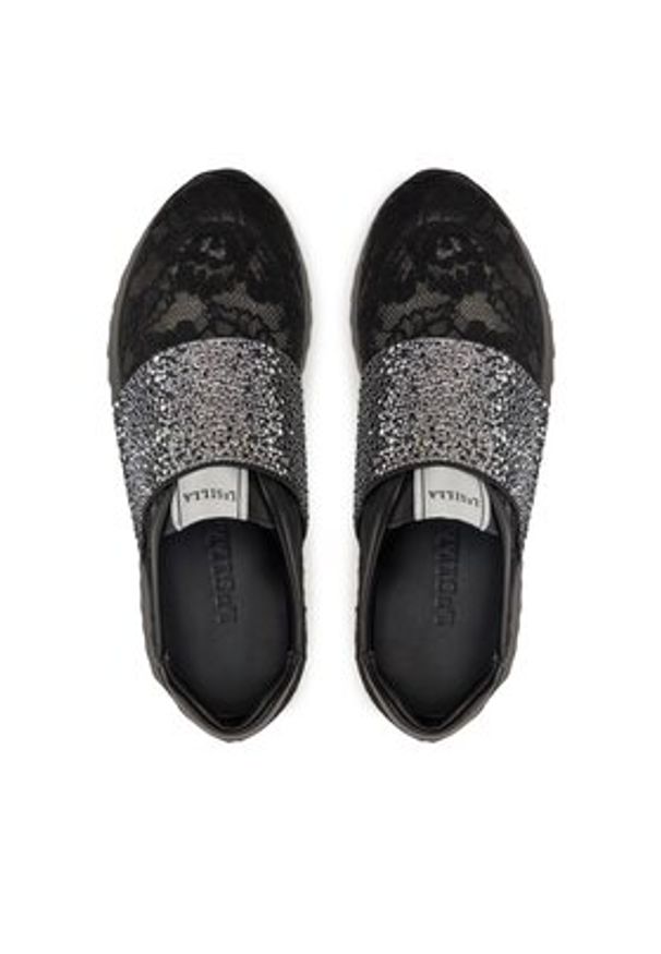 LE SILLA - Le Silla Sneakersy Reiko 6846N040ZGPPLAC001 Czarny. Kolor: czarny. Materiał: materiał