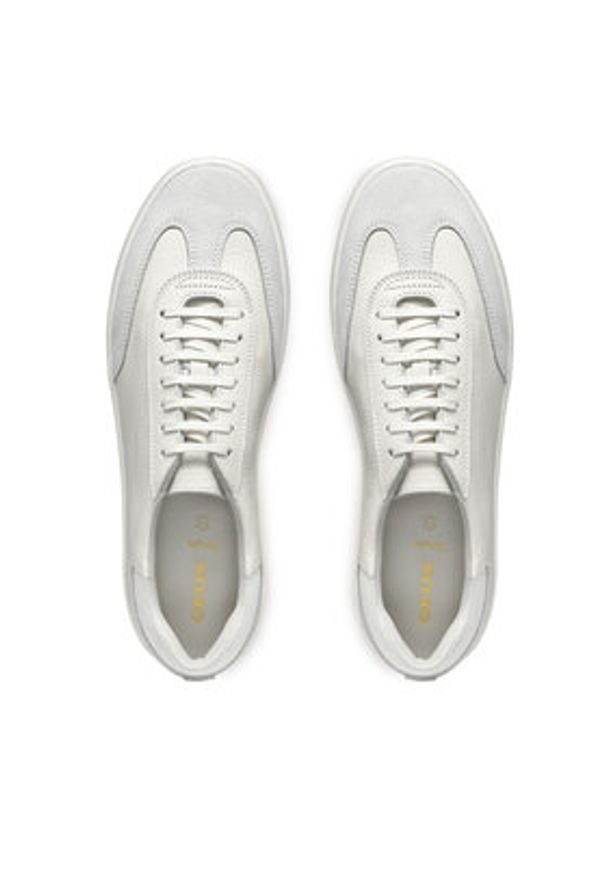 Geox Sneakersy U Regio U55CHA 04622 C1000 Biały. Kolor: biały. Materiał: skóra