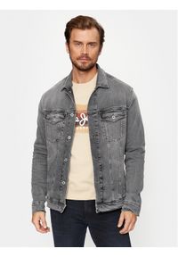 Pepe Jeans Kurtka jeansowa PM402805 Szary Regular Fit. Kolor: szary. Materiał: bawełna #1