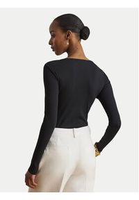 Lauren Ralph Lauren - LAUREN RALPH LAUREN Bluzka 200980145005 Czarny Slim Fit. Kolor: czarny. Materiał: bawełna #7