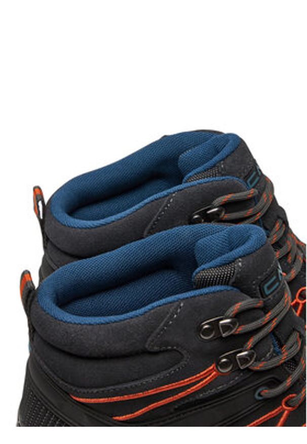 CMP Trekkingi Rigel Mid Trekking Shoes Wp 3Q12947 Czarny. Kolor: czarny. Materiał: zamsz, skóra. Sport: turystyka piesza