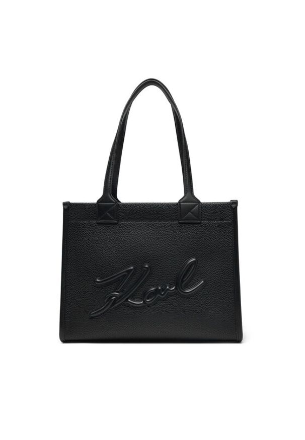 Karl Lagerfeld - KARL LAGERFELD Torebka A1W30042 Czarny. Kolor: czarny. Materiał: skórzane