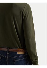 Polo Ralph Lauren Polo 710955081010 Zielony Slim Fit. Typ kołnierza: polo. Kolor: zielony. Materiał: bawełna #3
