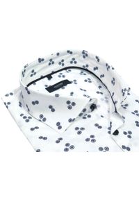 Mmer / Villaro - Koszule męskie - Koszula w kwiatki Mmer A091. Materiał: bawełna, materiał, tkanina. Długość: długie. Wzór: kwiaty. Styl: elegancki #1