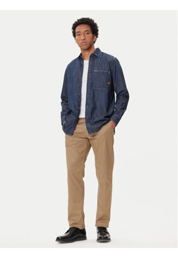G-Star RAW - G-Star Raw Chinosy Morry D26400-C105 Beżowy Tapered Fit. Kolor: beżowy. Materiał: bawełna