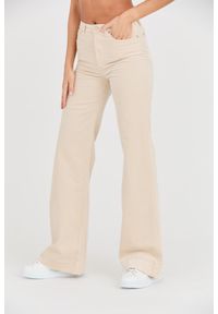 7 FOR ALL MANKIND Beżowe damskie spodnie Modern Dojo Velvet. Kolor: beżowy #6
