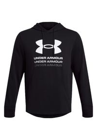 Bluza męska Under Armour UA Rival Terry Graphic Hoodie. Kolor: czarny