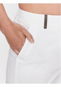 PESERICO - Peserico Spodnie materiałowe P04718 Biały Regular Fit. Kolor: biały. Materiał: materiał, bawełna #5