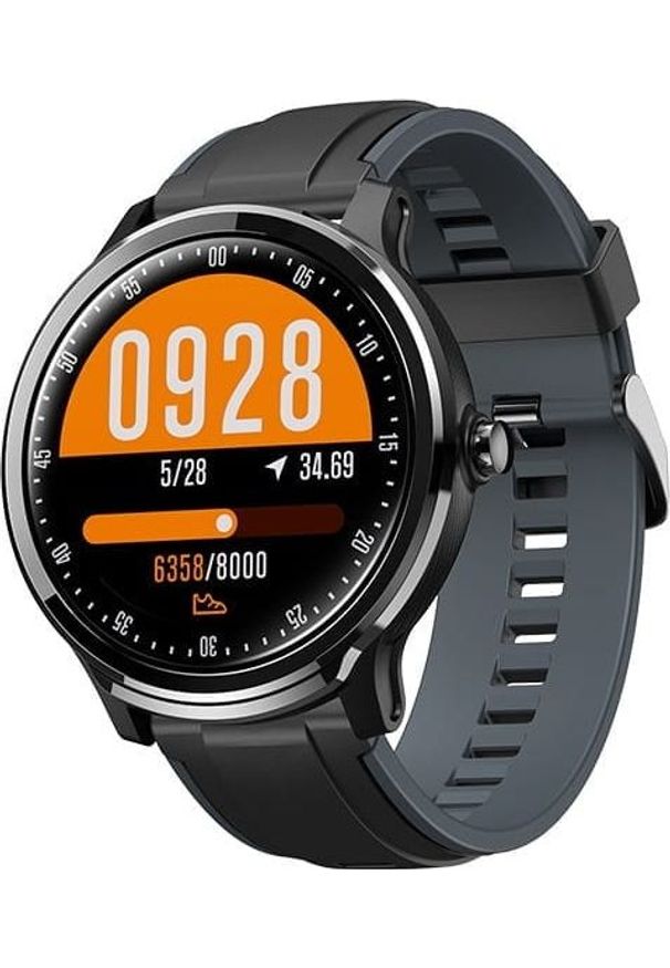 Smartwatch Garett Electronics Sport Gym RT Czarno-szary. Rodzaj zegarka: smartwatch. Kolor: czarny, szary, wielokolorowy. Styl: sportowy