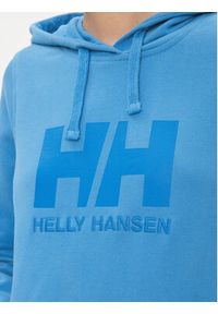 Helly Hansen Bluza Logo 33978 Niebieski Regular Fit. Kolor: niebieski. Materiał: bawełna