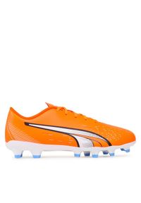 Puma Buty Ultra Play Fg/Ag Jr 107233 01 Koralowy. Kolor: pomarańczowy. Materiał: skóra #1