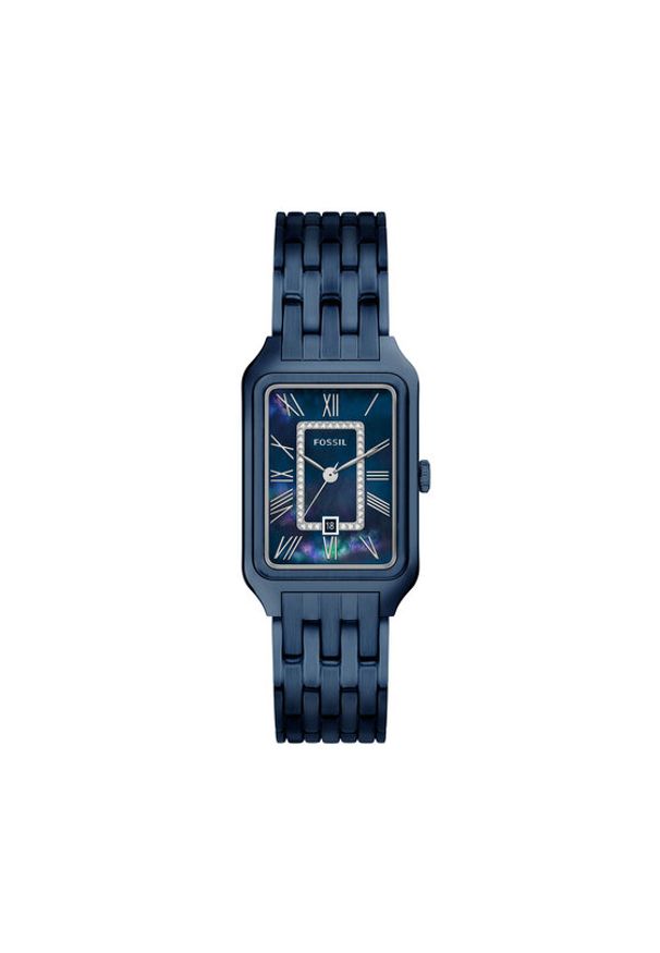 Fossil Zegarek Raquel ES5479 Granatowy. Kolor: niebieski