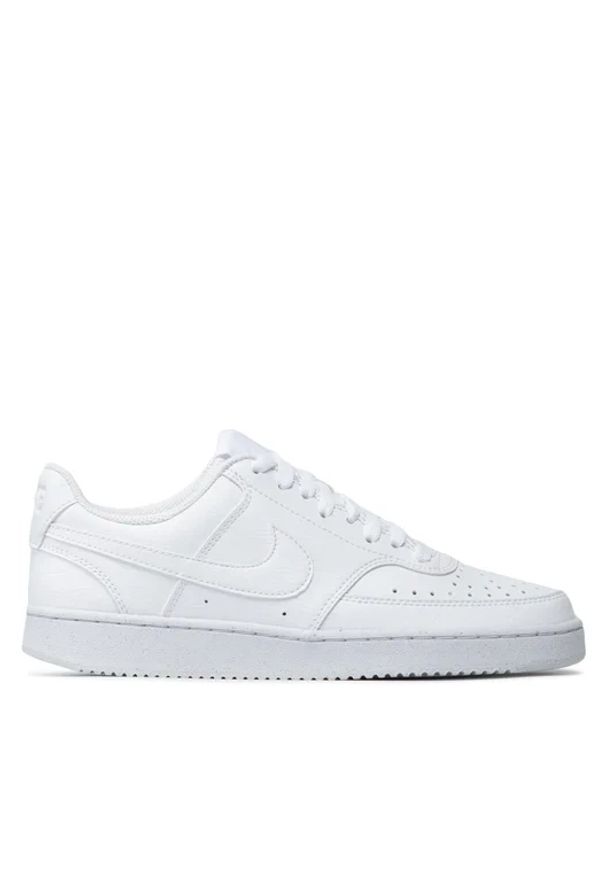 Nike COURT VISION LO NN Sneakersy męskie. Okazja: na co dzień, do pracy, na uczelnię. Kolor: biały. Materiał: guma, syntetyk, materiał. Szerokość cholewki: normalna. Sezon: lato. Model: Nike Court