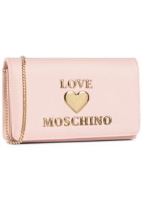 Love Moschino - LOVE MOSCHINO Torebka JC4057PP1BLE0600 Różowy. Kolor: różowy. Materiał: skórzane #1