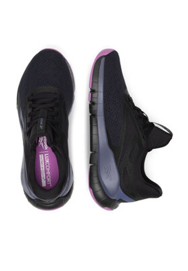 Reebok Buty halowe REEBOK FLEX TRAINER 100210154 Czarny. Kolor: czarny. Materiał: materiał