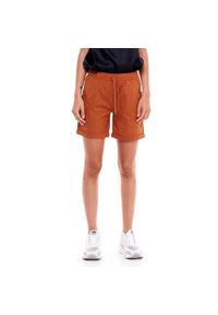 LEONE 1947 APPAREL - Damskie szorty w odcieniach ziemi. Kolor: beżowy. Materiał: tkanina. Sport: fitness
