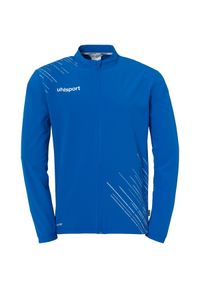 UHLSPORT - Kurtka z dresu Uhlsport Score 26 Evo. Kolor: wielokolorowy, niebieski, biały. Materiał: dresówka. Wzór: nadruk. Sport: piłka nożna #1
