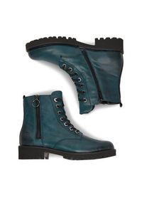 Remonte Trzewiki D8671-12 Turkusowy. Kolor: turkusowy. Materiał: skóra #6