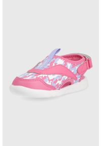 Reebok Classic sandały dziecięce Weebok Onyx Coast GZ0889 kolor różowy. Nosek buta: okrągły. Zapięcie: rzepy. Kolor: różowy. Materiał: materiał. Obcas: na obcasie. Wysokość obcasa: niski #3