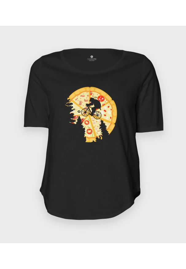 MegaKoszulki - Koszulka damska trzy czwarte Pizza Moon
