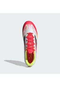 Adidas - Buty F50 League AG. Kolor: biały, czarny, żółty, wielokolorowy. Materiał: materiał