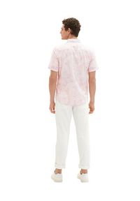 Tom Tailor Koszula 1036222 Różowy Regular Fit. Kolor: różowy. Materiał: bawełna #4