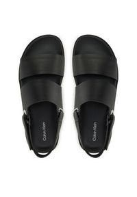 Calvin Klein Sandały Flat Adj Sandal Eyelet HW0HW02488 Czarny. Kolor: czarny. Materiał: skóra #3