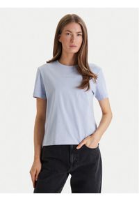 Calvin Klein T-Shirt LV044C905G Fioletowy Regular Fit. Kolor: fioletowy. Materiał: bawełna #1