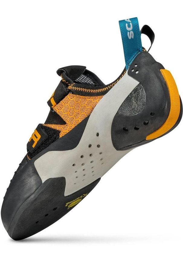 Scarpa - Buty wspinaczkowe SCARPA Booster. Kolor: biały, pomarańczowy, czarny, wielokolorowy, żółty. Sport: wspinaczka
