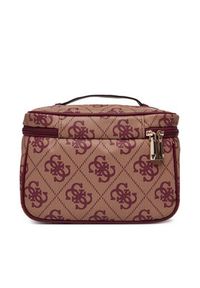 Guess Kosmetyczka Berta TWOB86 88039 Bordowy. Kolor: czerwony. Materiał: skóra #4