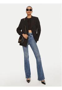 Pinko Jeansy Flora 100166 A22I Granatowy Flare Fit. Kolor: niebieski