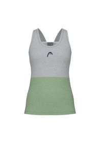 Damski tank top Head Play Tech. Kolor: zielony. Materiał: poliester, elastan. Sport: tenis #1