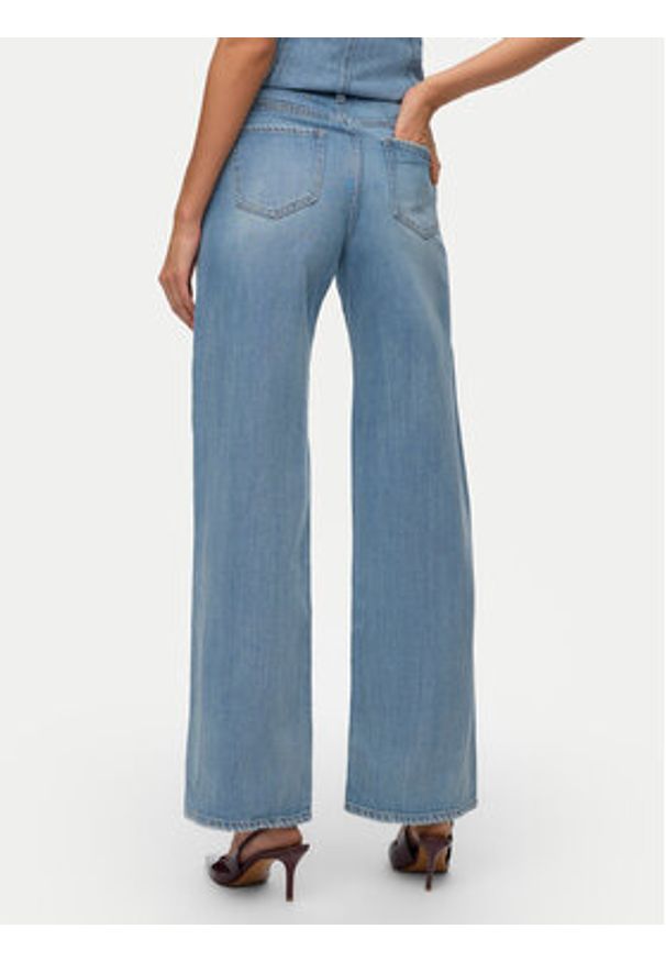 Vero Moda Jeansy Vega 10347947 Niebieski Wide Leg. Kolor: niebieski