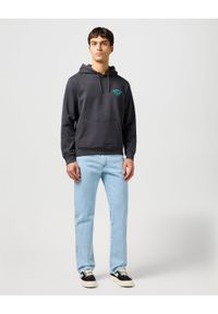 Wrangler - MĘSKA BLUZA WRANGLER SMALL LOGO HOODIE FADED BLACK 112364094 #4